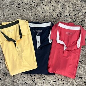 Michael Rouen Polo Shirt Set - Yellow, Navy, Pink